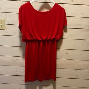 Ladies red dress